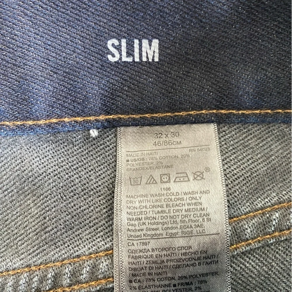 Banana Republic Traveler Slim Dark Wash Jeans 32x30 Stretch Very Dark Blue